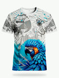 Camiseta Especial Brasil “Blue Parrot” 2025